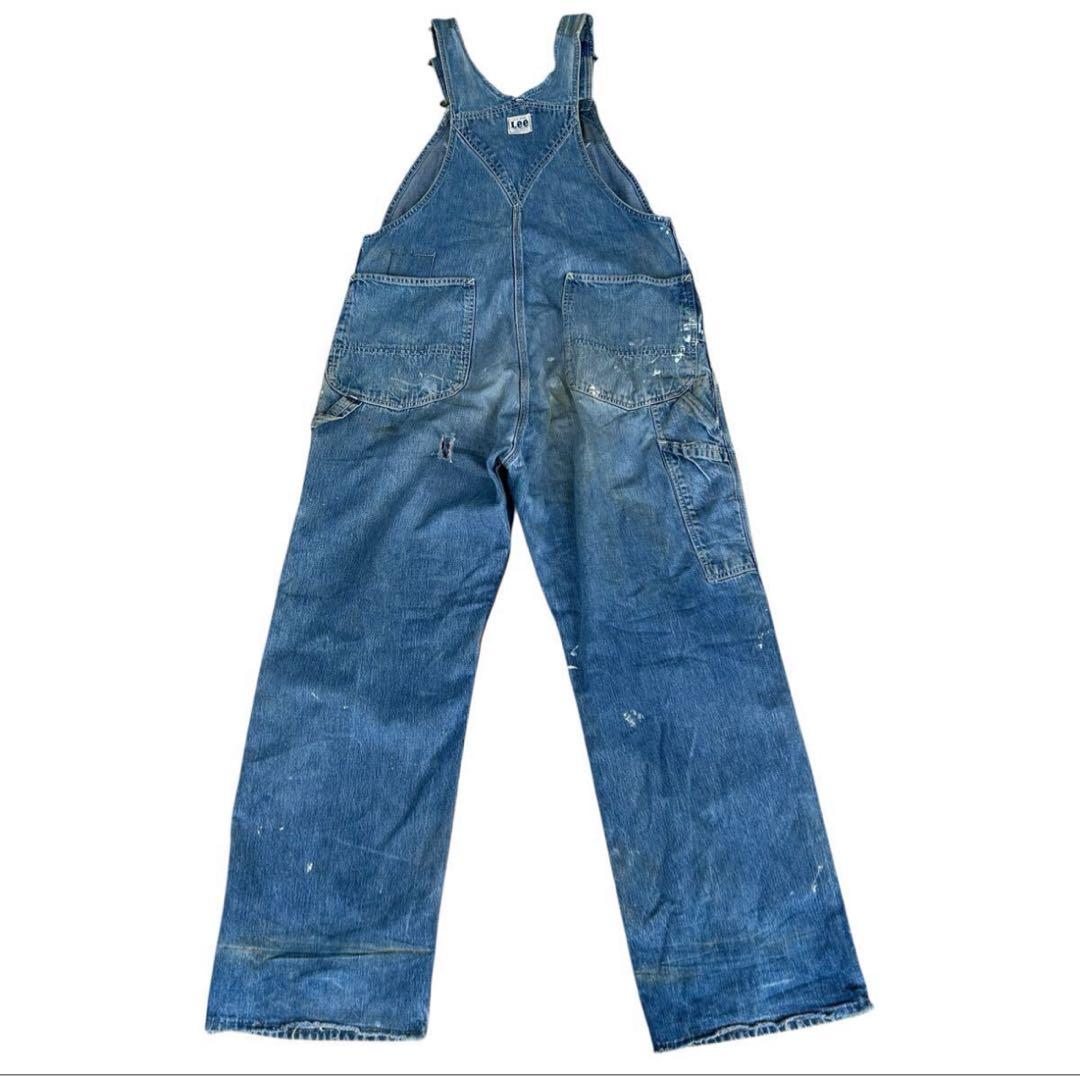 ビンテージ　40s Lee ハウスマーク オーバーオール　ペインター　デニム