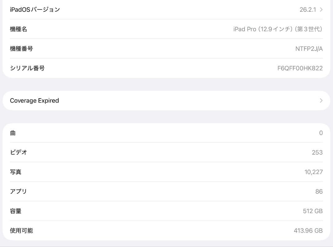 Apple iPad Pro12.9 512G 本体+Apple pencil