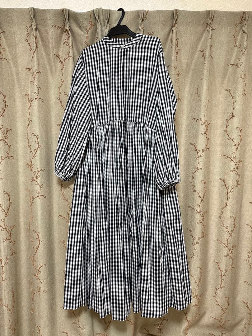 BEARDSLEY ビアズリー ギャザーワンピース ギンガム