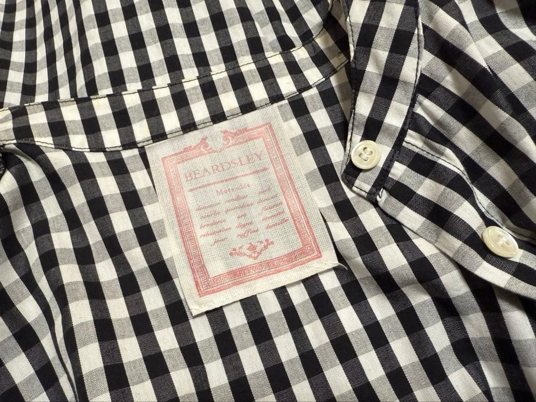 BEARDSLEY ビアズリー ギャザーワンピース ギンガム