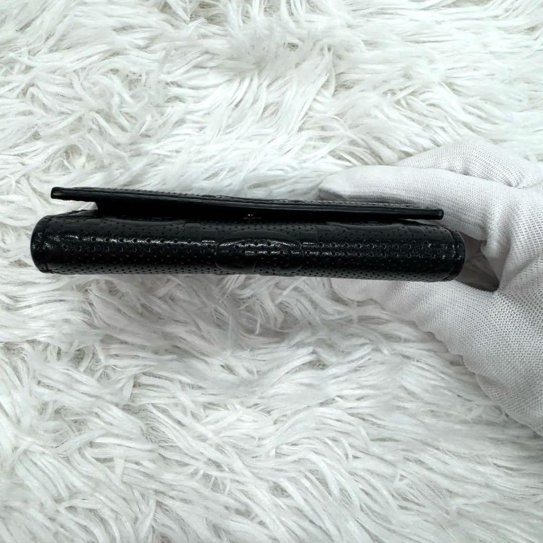 【極美品】グッチ 黒　GG エンボス　6連 キーケース GUCCI 箱付