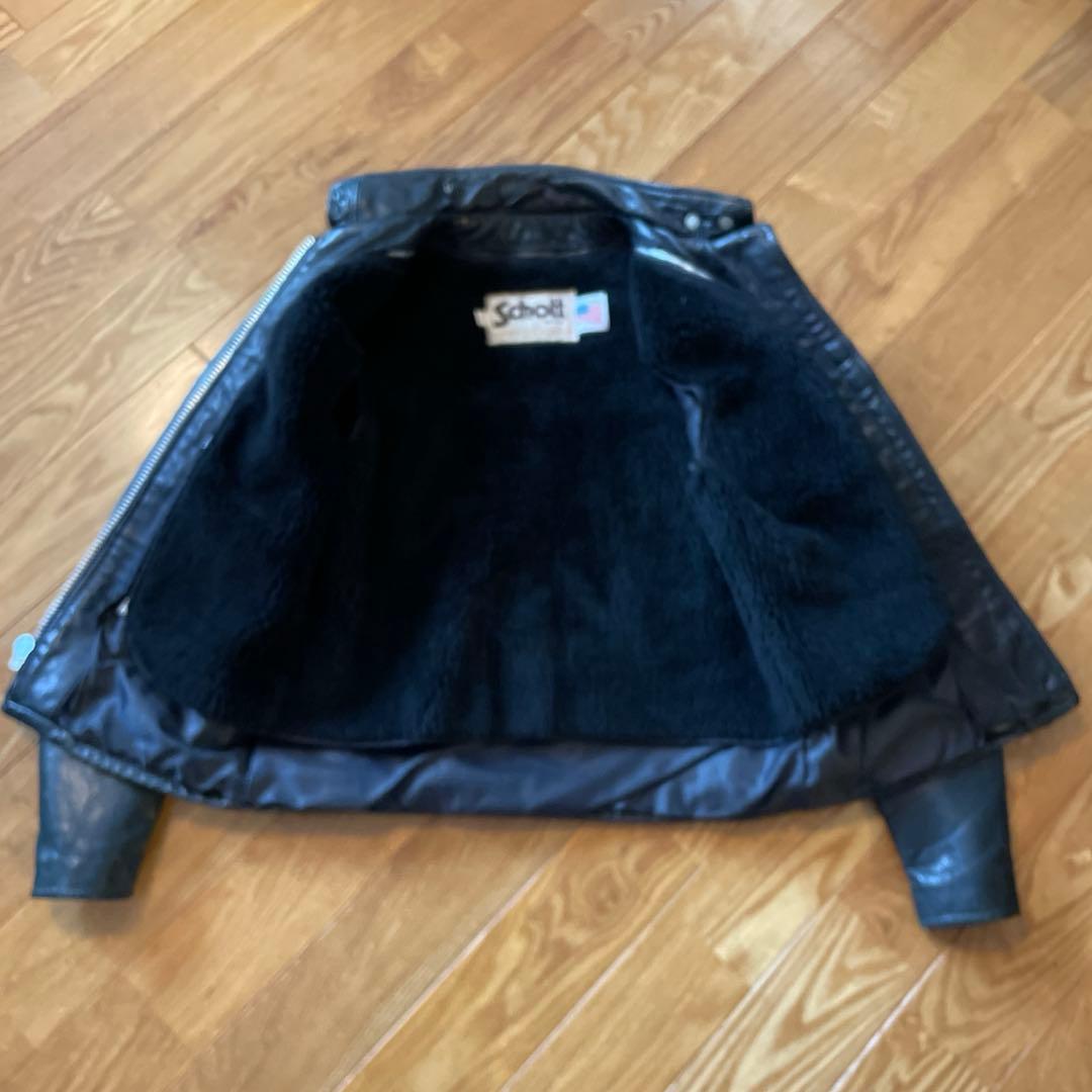 Schottレザーシングルライダース　レディース　サイズ6