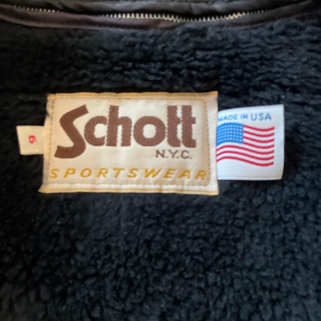 Schottレザーシングルライダース　レディース　サイズ6