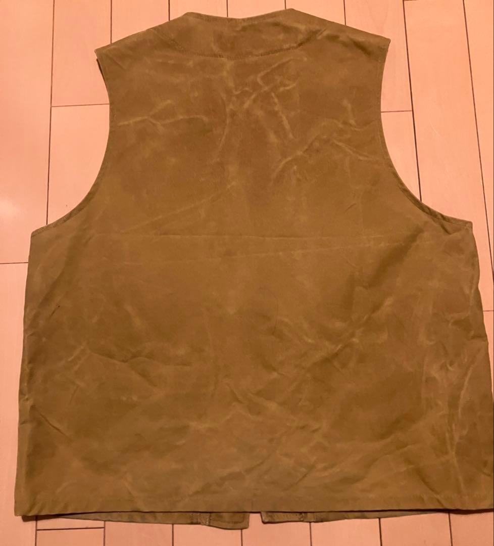 USA製　FILSON Tin Cloth CRUISER VEST