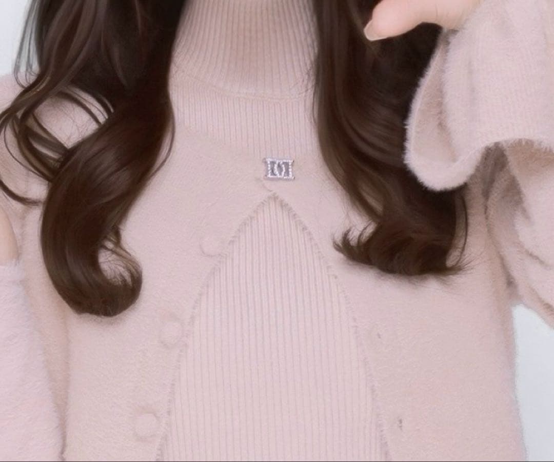 Darich アンサンブルシャギーニットトップス ベージュ FREE