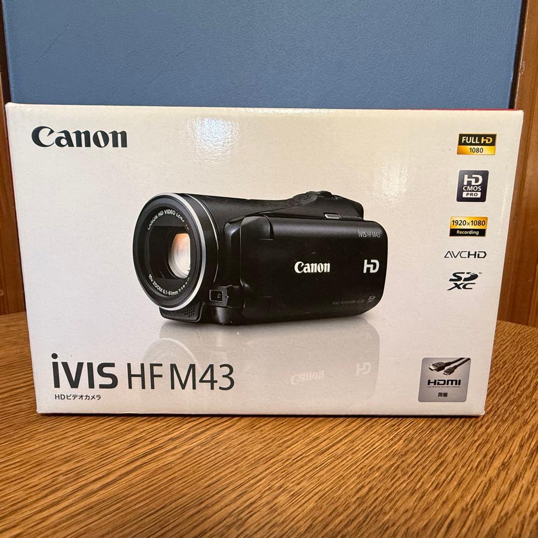 【極美品】キヤノン iVIS HF M43 防湿庫保管 ワンオーナー フルセット