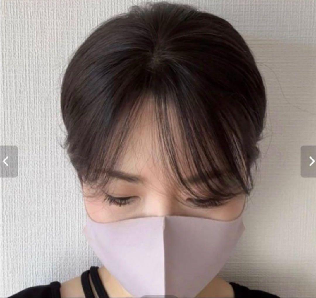 【Erika】百合子 前髪ウィッグ カモメ　ナチュラルブラウン