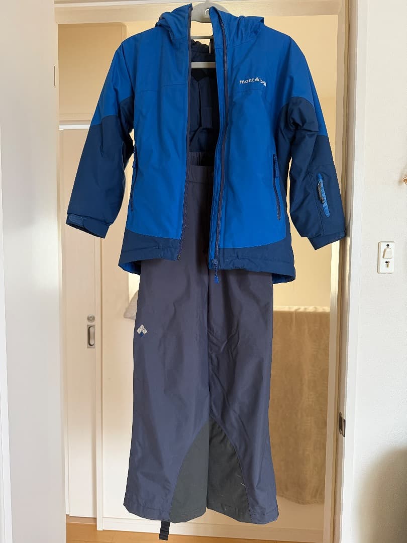 キラキラモンベル　上下　パウダーステップ ジャケット、アルパインパンツ