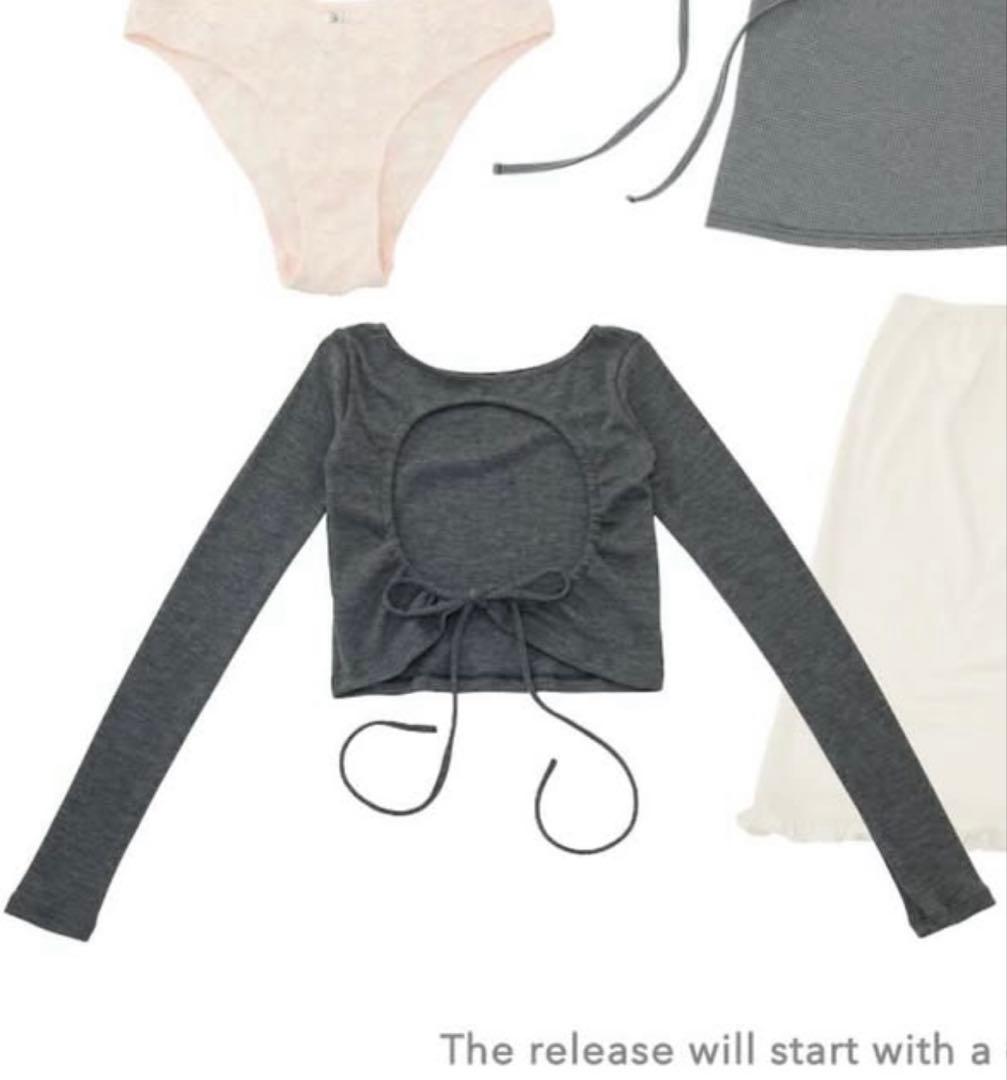 【新品タグ付】draw drawers round cut knit