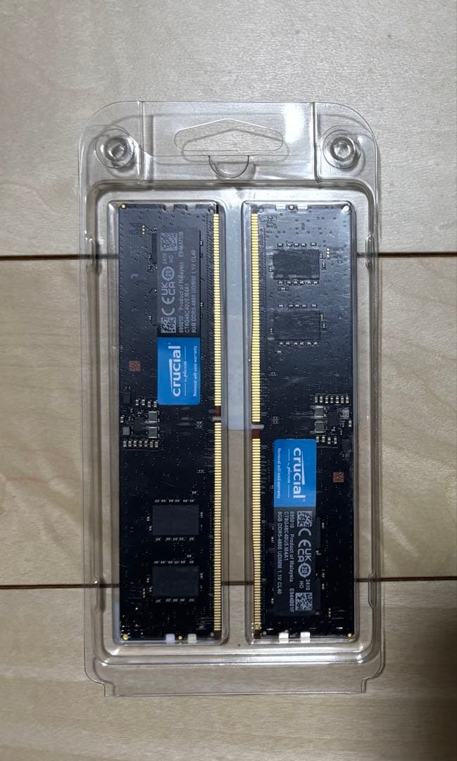 Crucial DDR5-4800 UDIMM 16GB Kit (8GB×2)