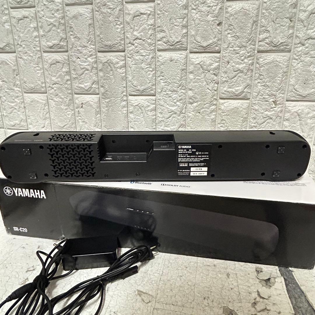 美品　YAMAHA コンパクトサウンドバー SR-C20A