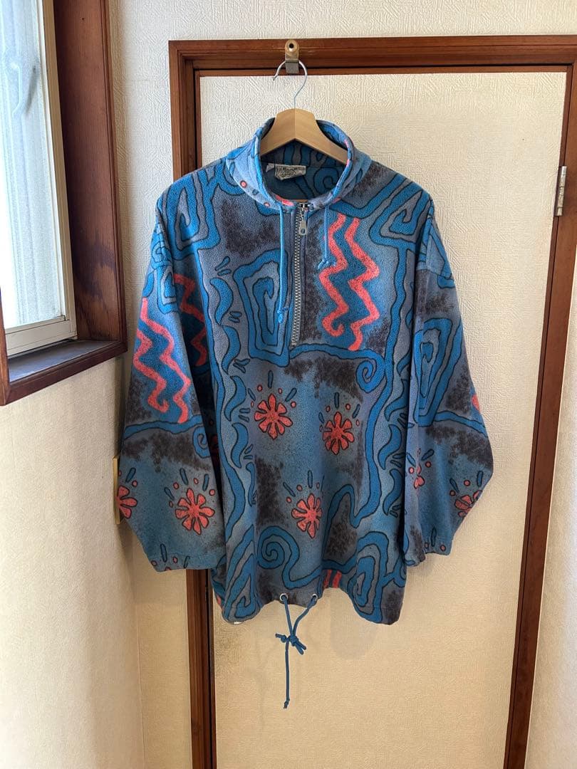 80s〜 MAGIC VENTURE ハーフジップフリース military