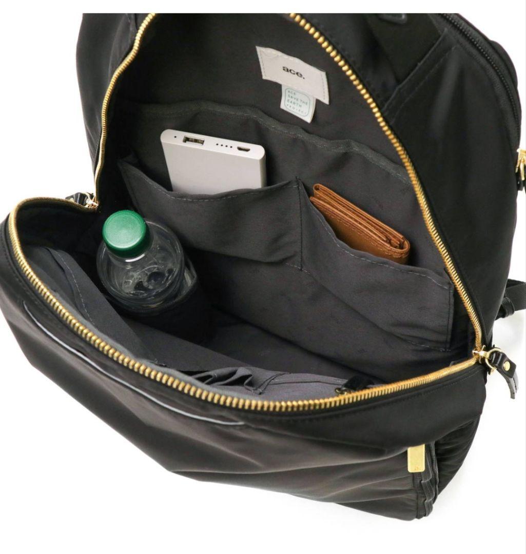 ace GENE A4 13L ビジネスリュック ブラック
