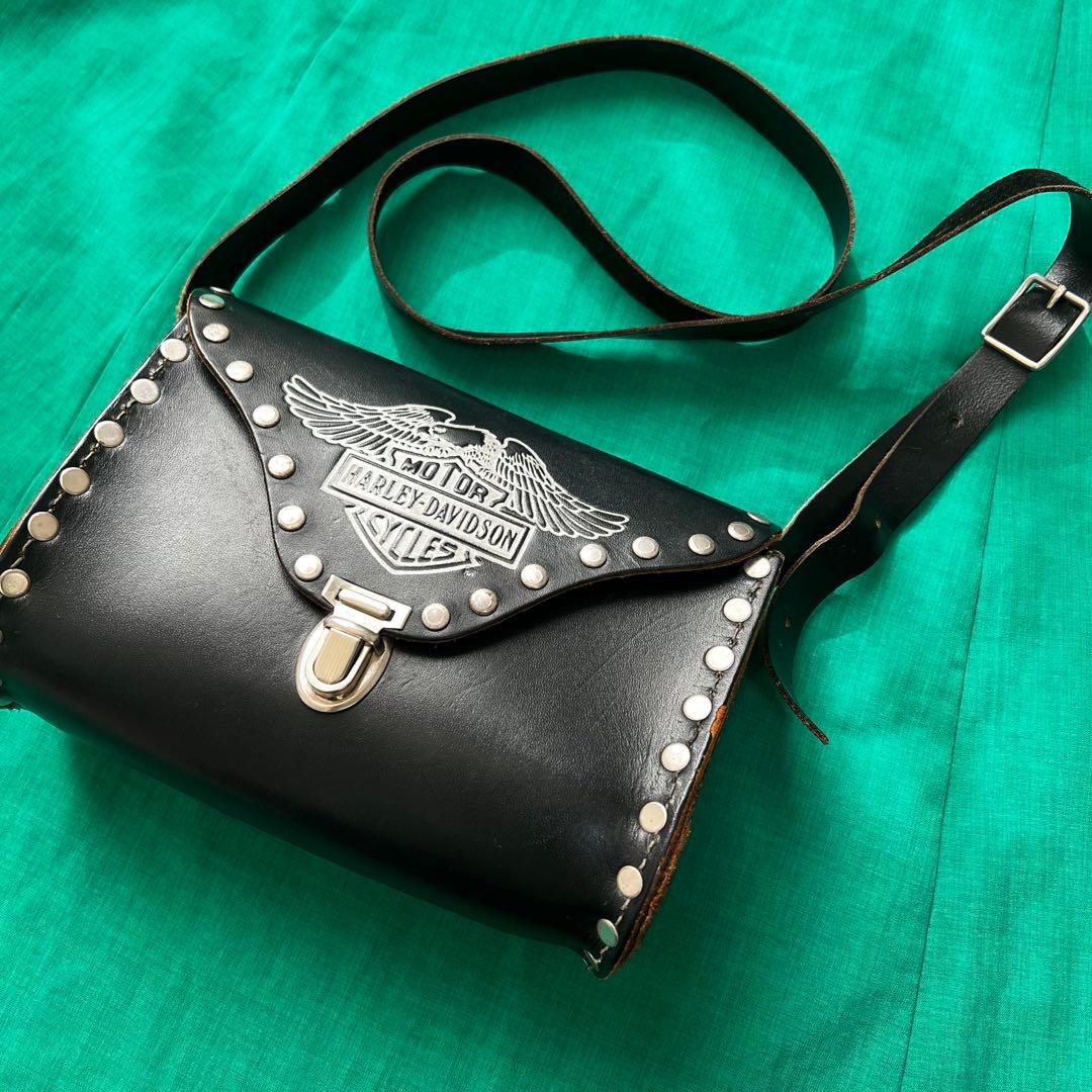 ハーレーダビッドソン Harley-Davidson ショルダーバッグ 黒