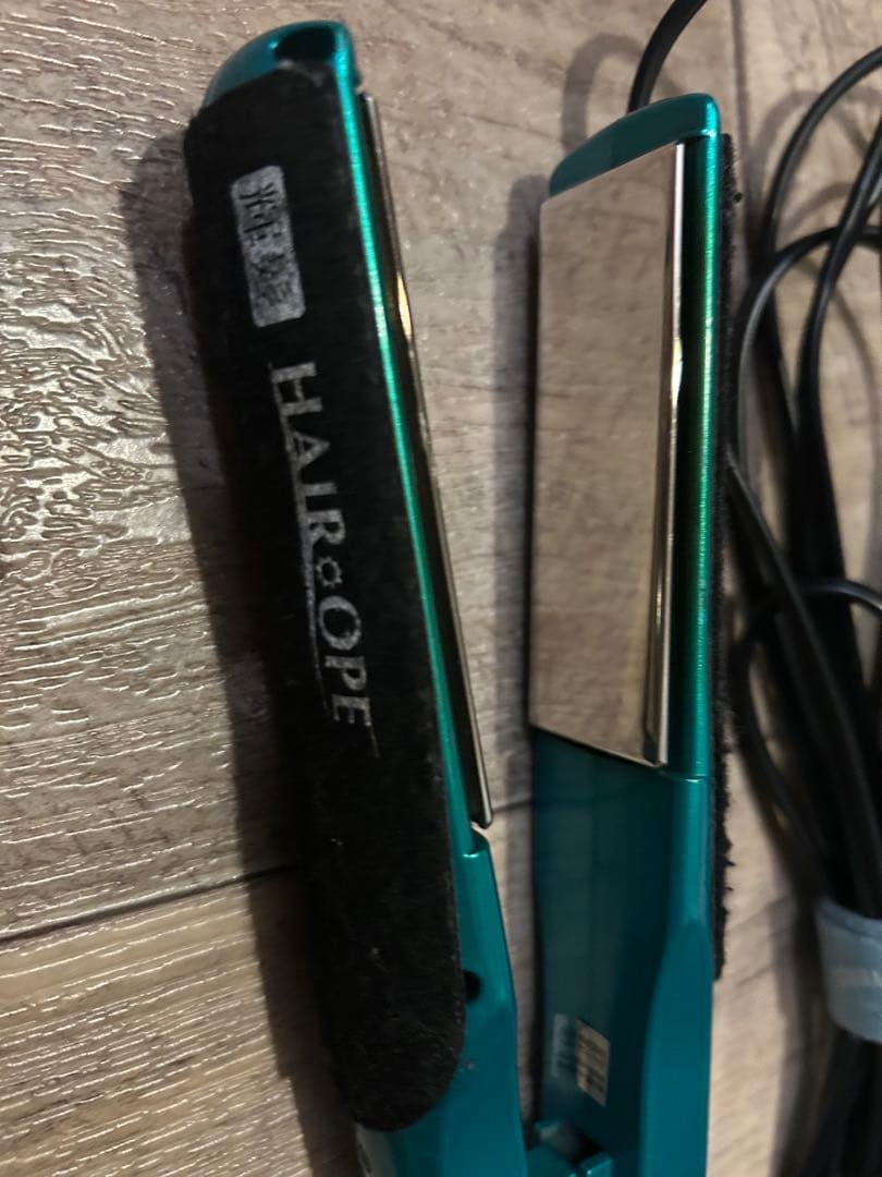 HAIR&OP キラガミ　ストレートヘアアイロン グリーン