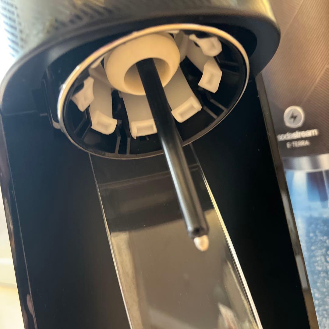 ソーダストリーム　e-terra 黒　使用済ガス付き