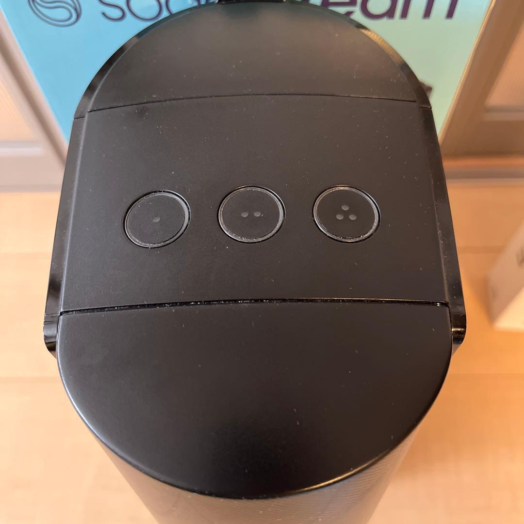 ソーダストリーム　e-terra 黒　使用済ガス付き