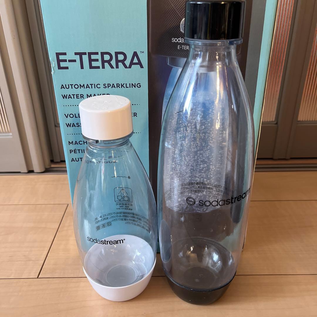 ソーダストリーム　e-terra 黒　使用済ガス付き