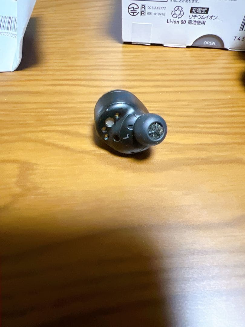 Technics ワイヤレスイヤホン ブラック EAH-AZ80-K 左側のみ