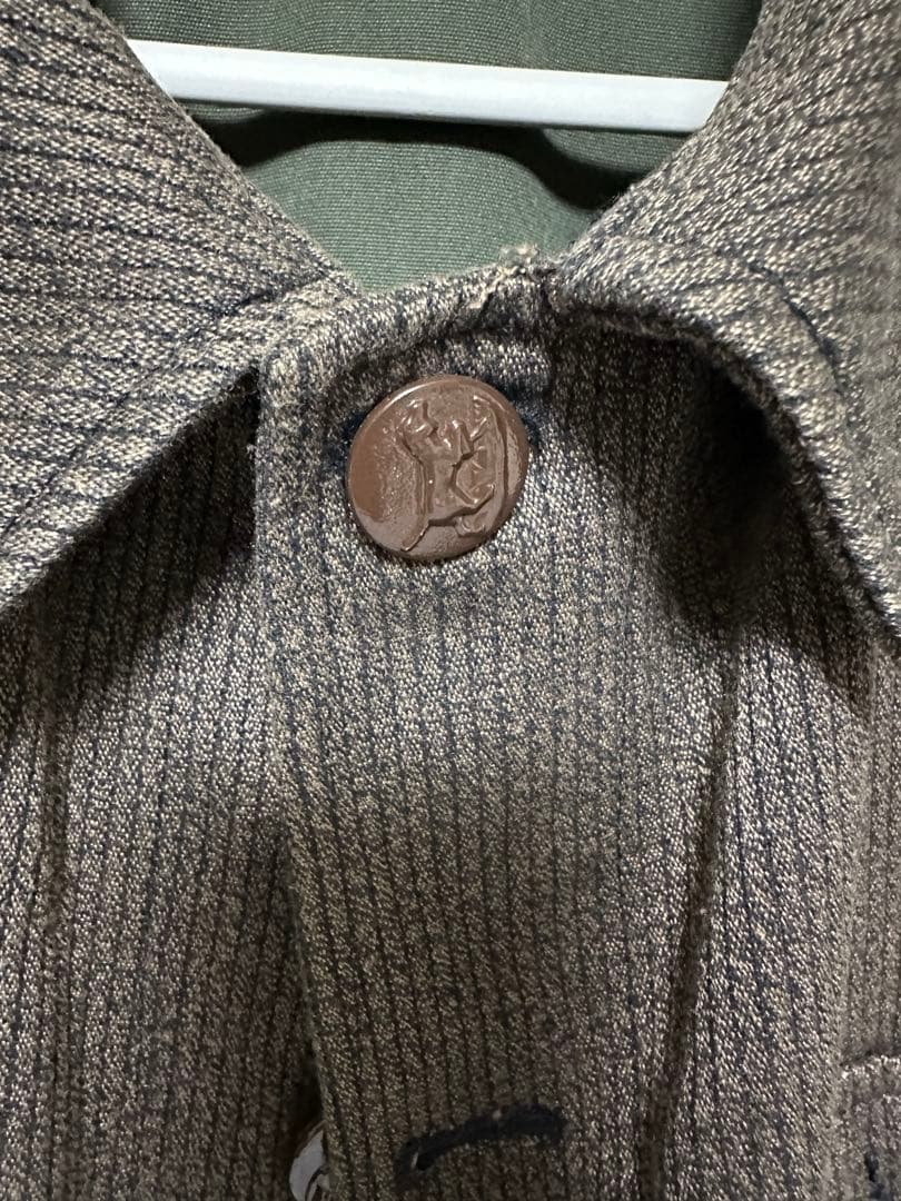 【値下げ可能】ハンティングジャケット　動物ボタン　ユーロ　50s〜