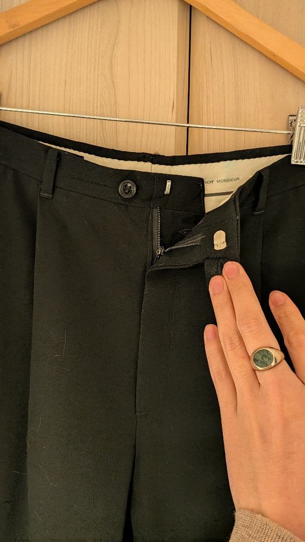 パンツ 80's Christian Dior 2tuck Wool Trousers