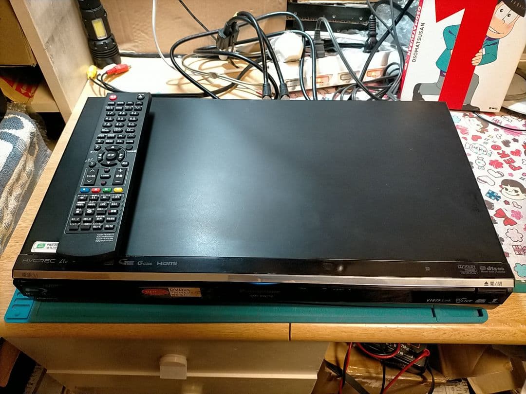 パナソニックDMR-BW750ブルーレイレコーダー【リモコン・HDMI付】
