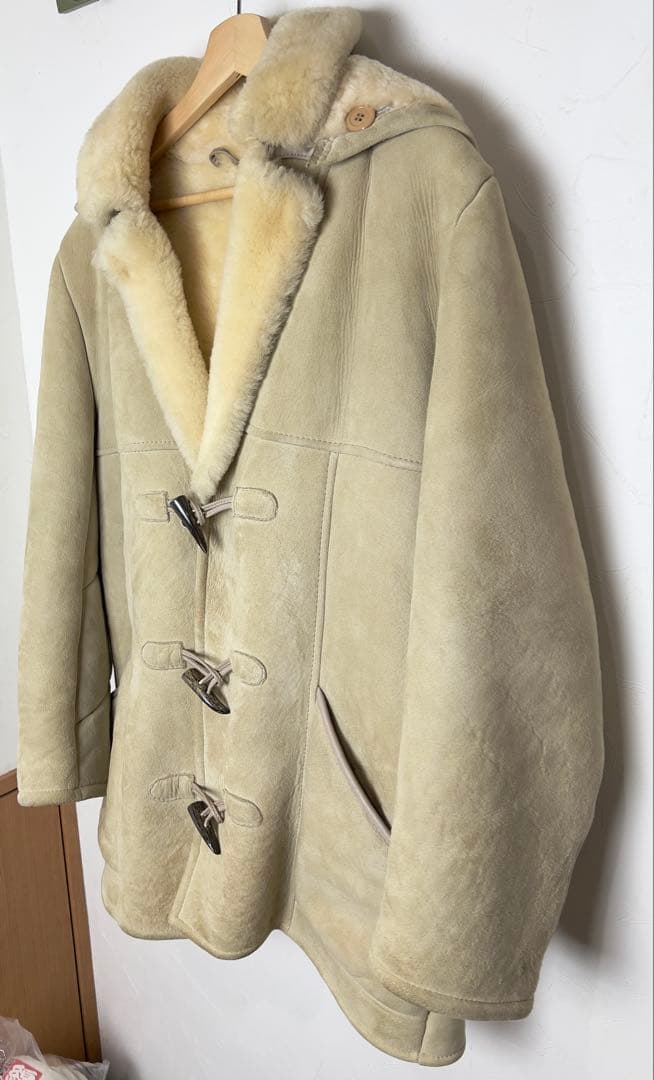 ニュージーランド製 カンタベリー 羊革 ダブルフェイス リアル ムートンコート