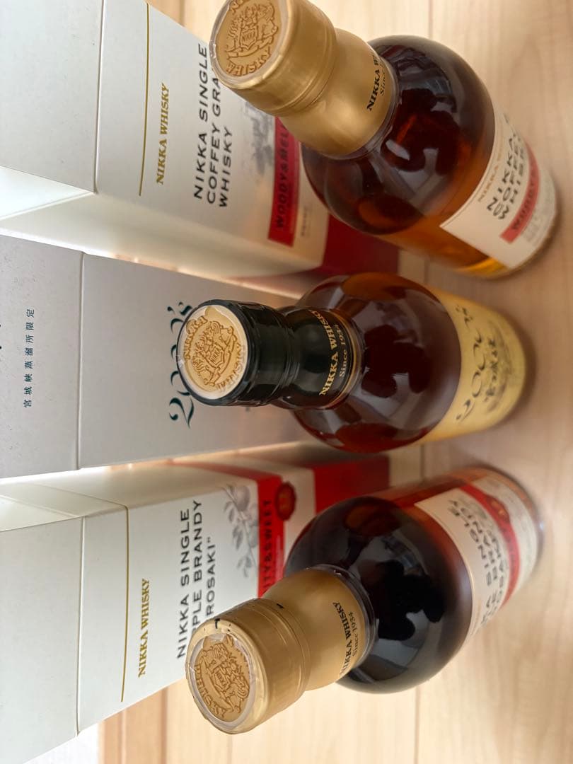 終売品宮城峡2000 カフェグレーンウッディ&メロウ　アップルブランデー弘前