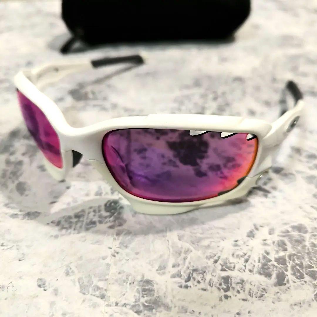 OAKLEY★サングラス★レーシングジャケット/ホワイト■付属品完備