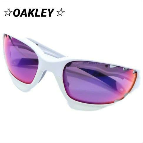 OAKLEY★サングラス★レーシングジャケット/ホワイト■付属品完備