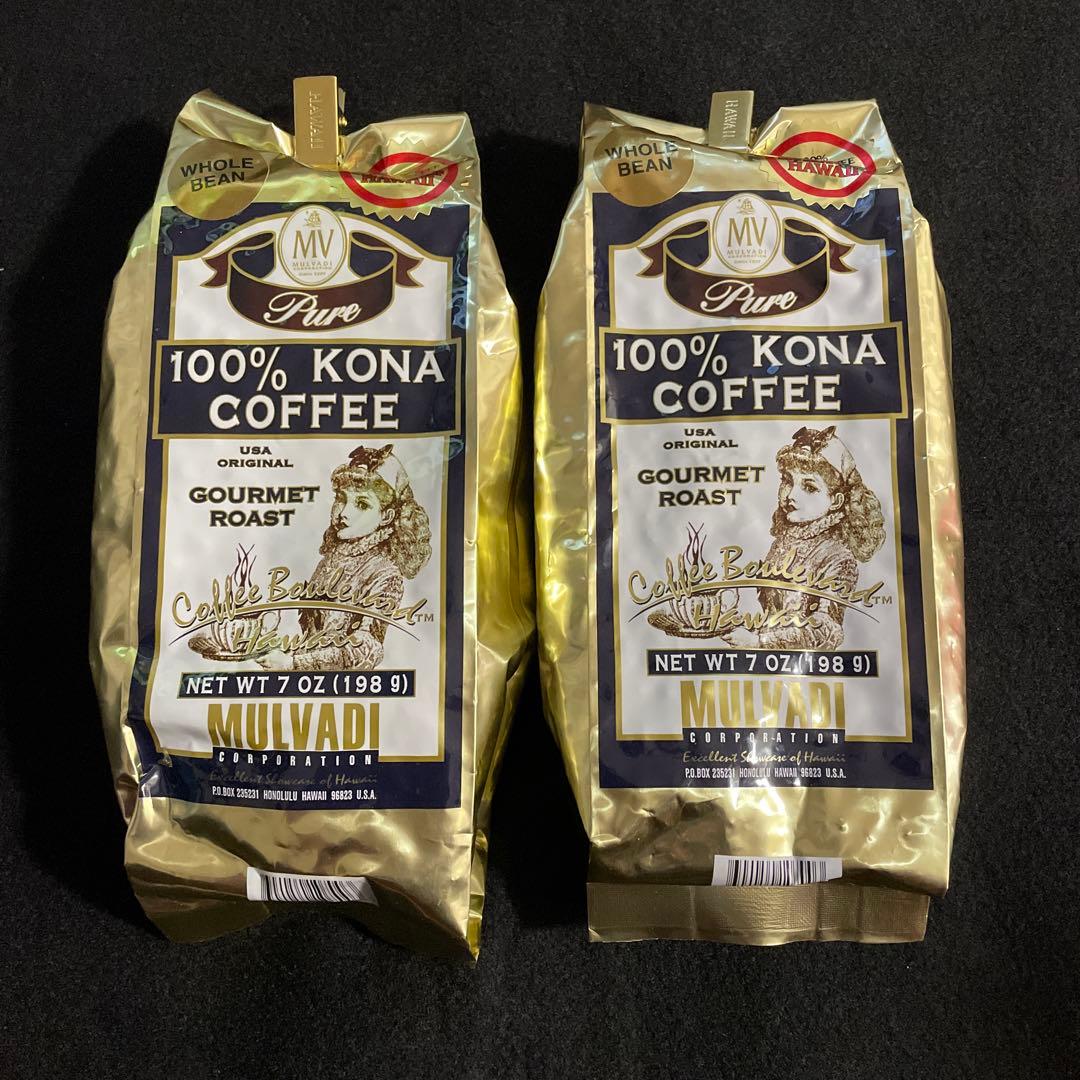 100%KONACOFFEE マルバディコナコーヒー（豆タイプ）2袋