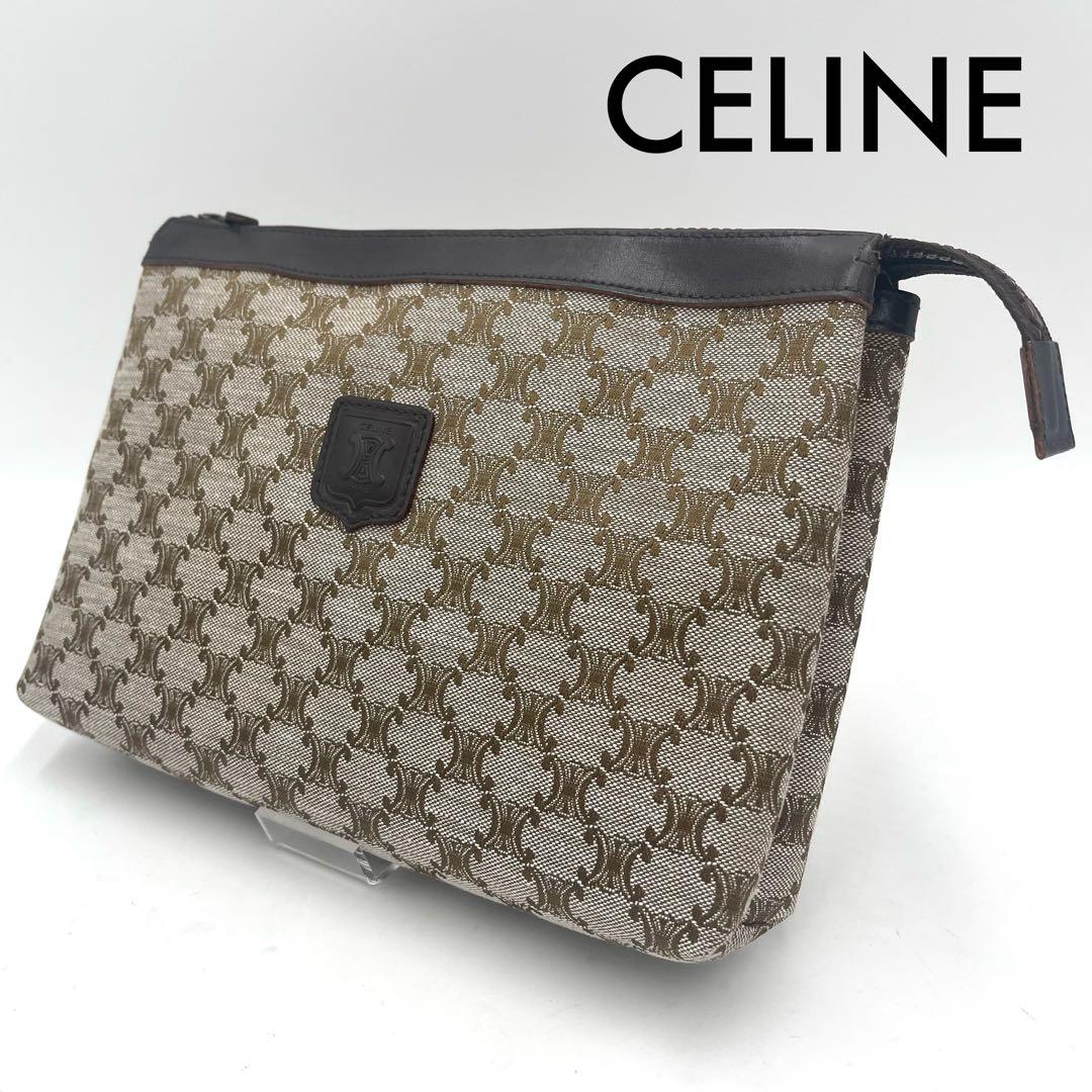 瑠衣様　　101 極美品 セリーヌ クラッチバッグ ポーチ キャンバス