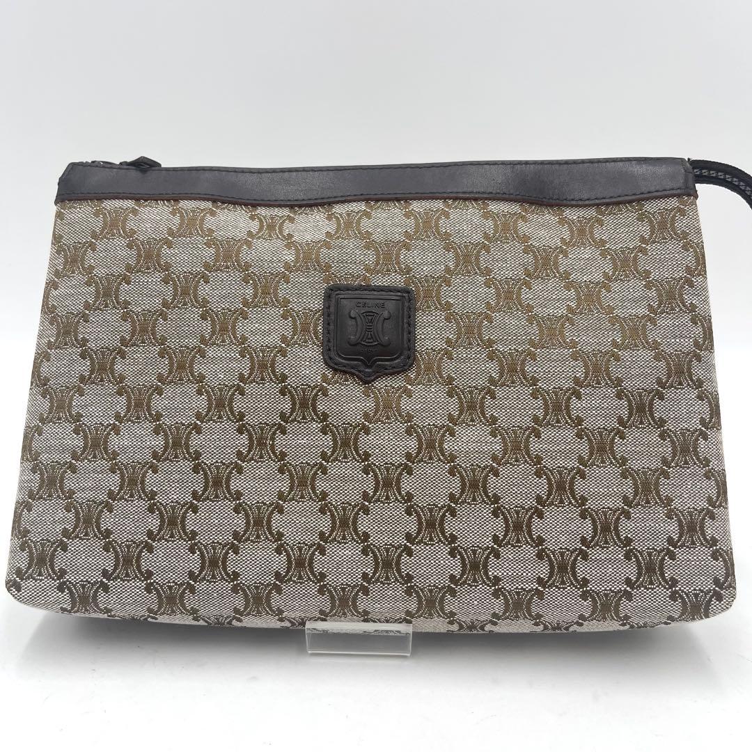 瑠衣様　　101 極美品 セリーヌ クラッチバッグ ポーチ キャンバス