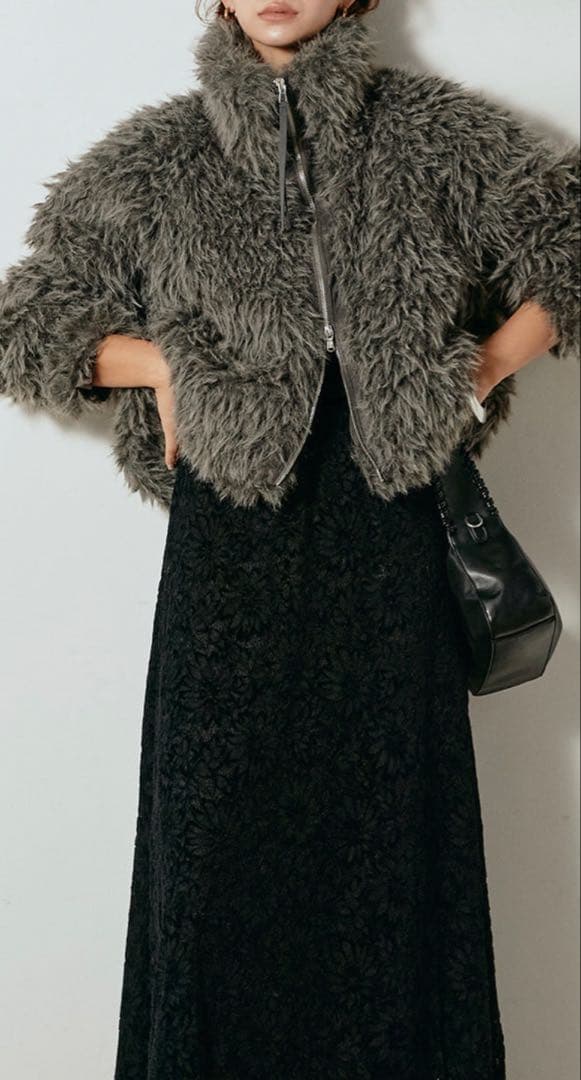 ミックスシープファースタンドブルゾン ESICA 同型