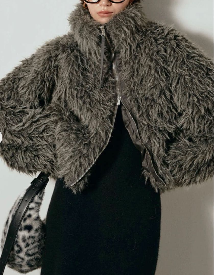 ミックスシープファースタンドブルゾン ESICA 同型