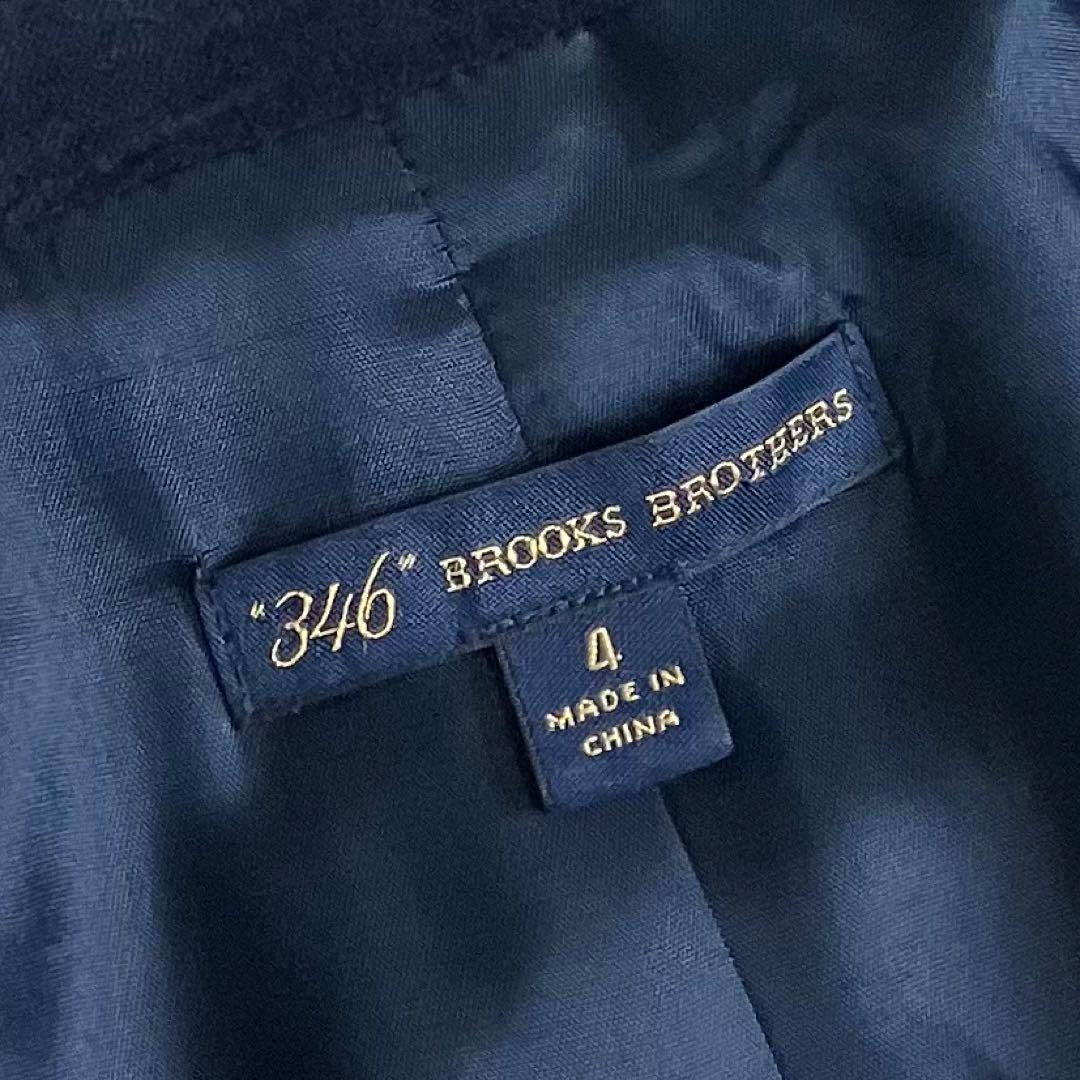 ブルックスブラザーズ　ベロアテーラードジャケット　紺ブレ　金ボタン　サイズ4