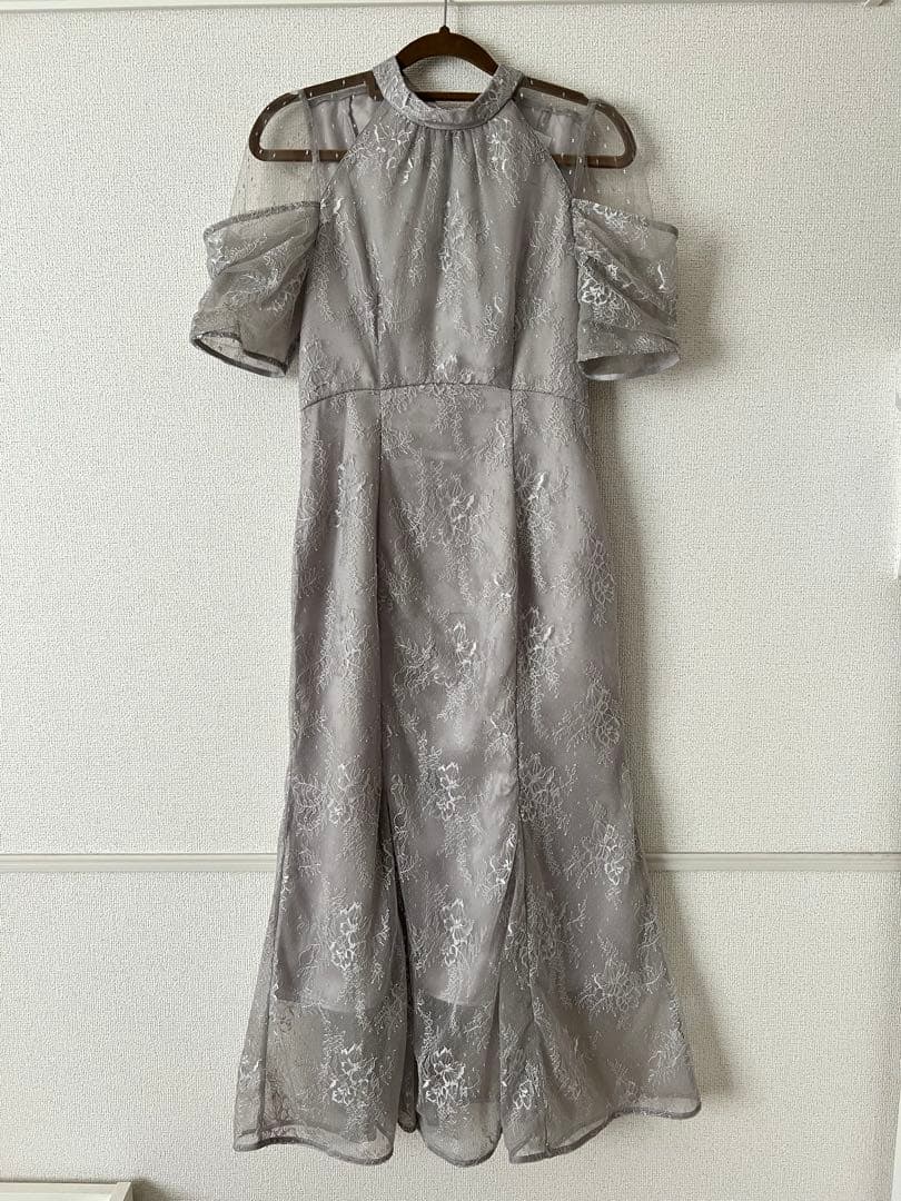 snidel オケージョンドレス　グレー　2025新作