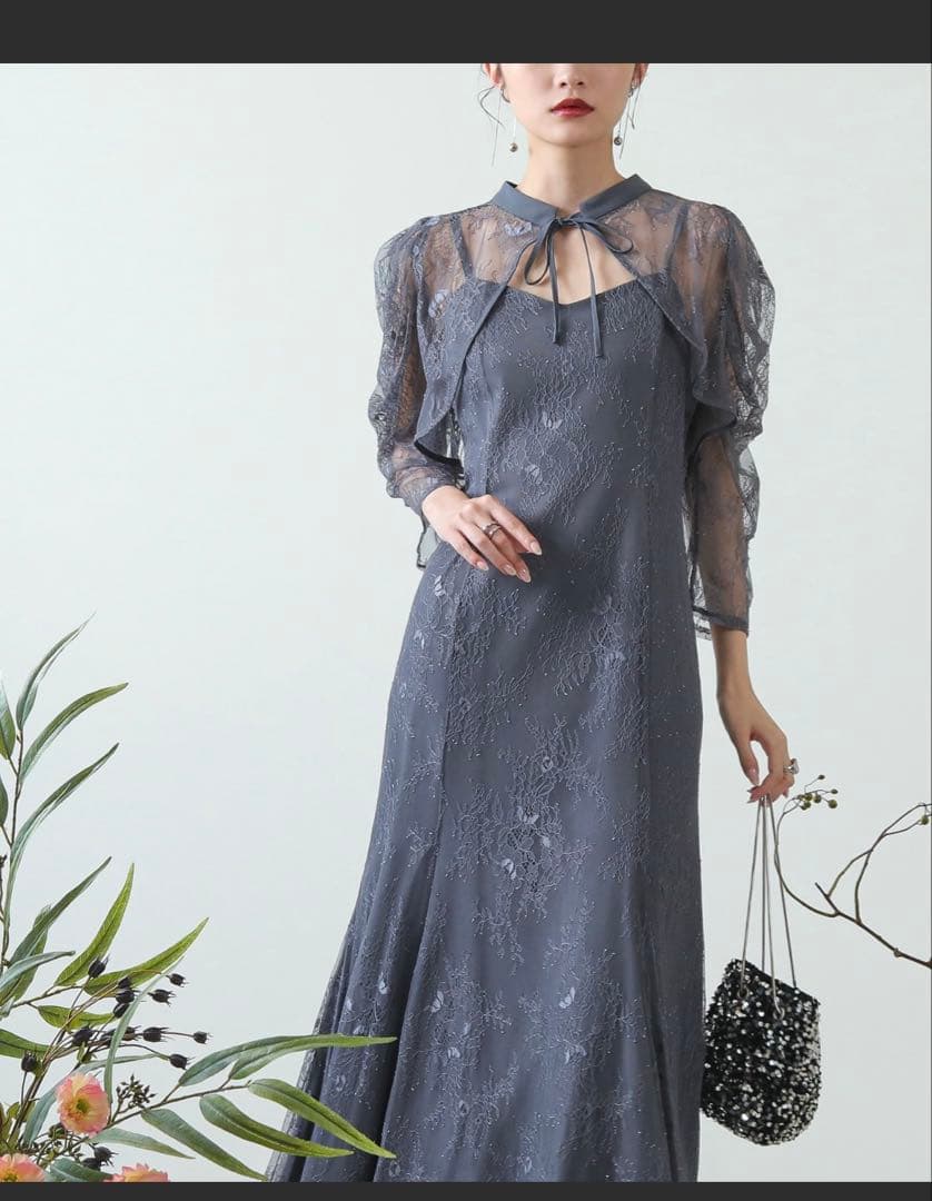 【ribbonさん専用】3way レースボレロセット フレア パーティー ドレス