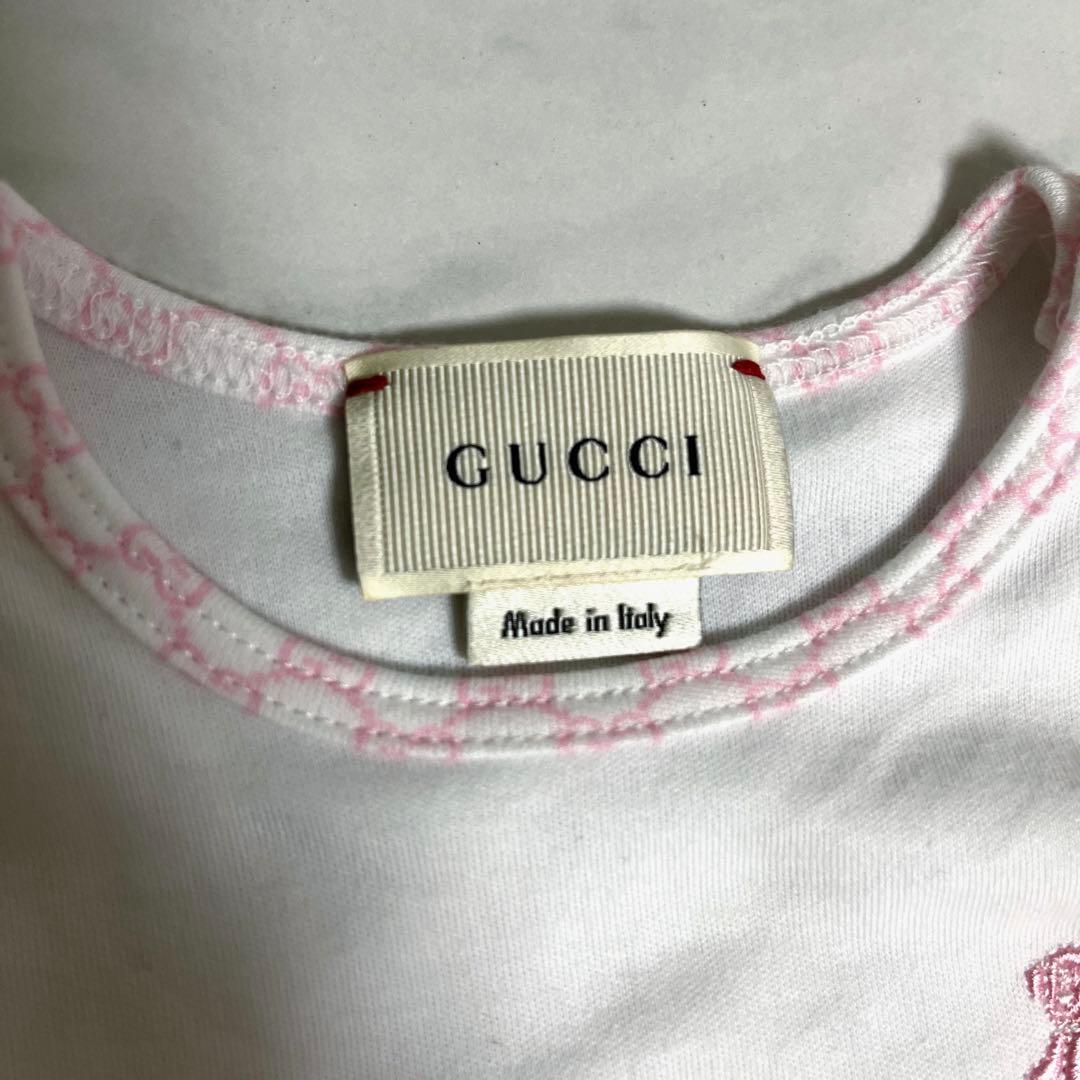 【新品未使用】GUCCI ベビー服 グッチ ギフト3枚セットGG柄