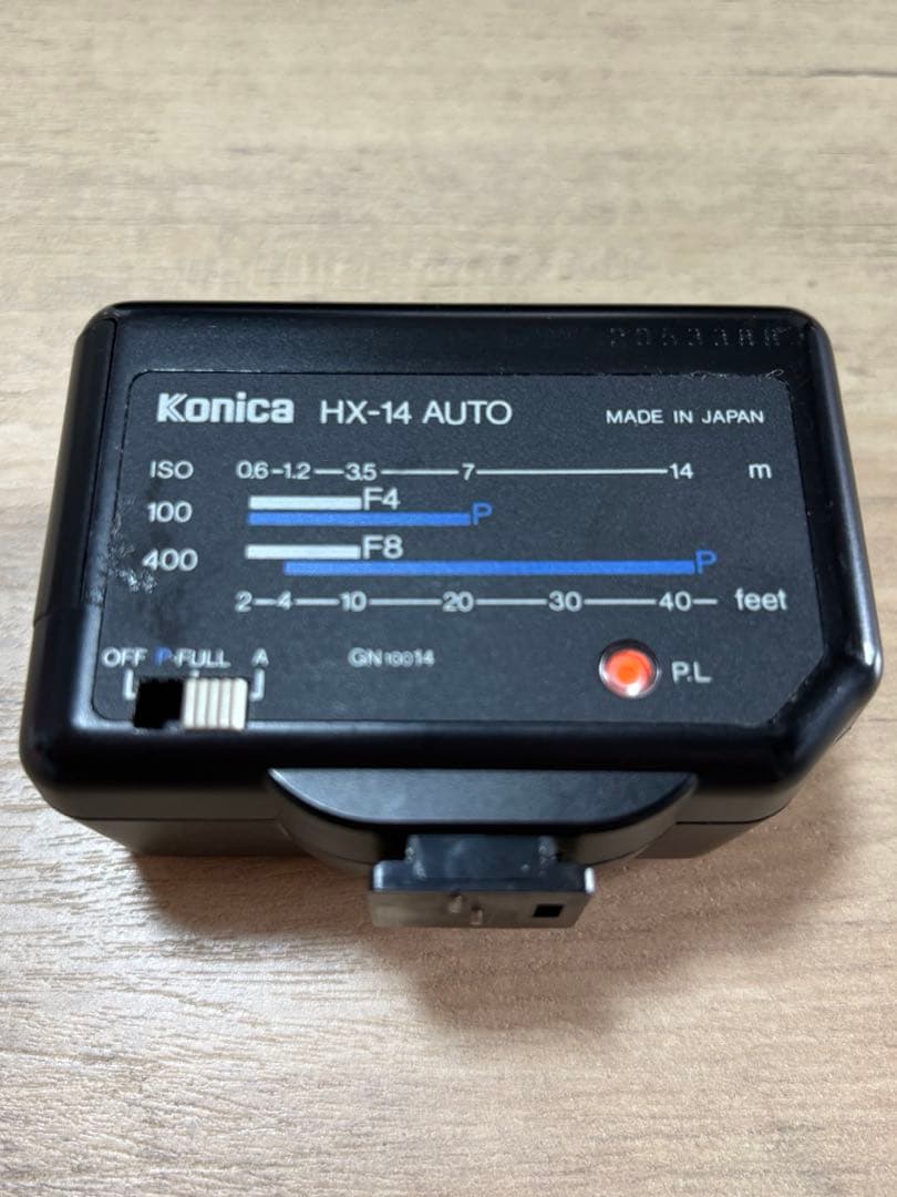 Konica Hexar カメラ、ストラップ、フラッシュセット