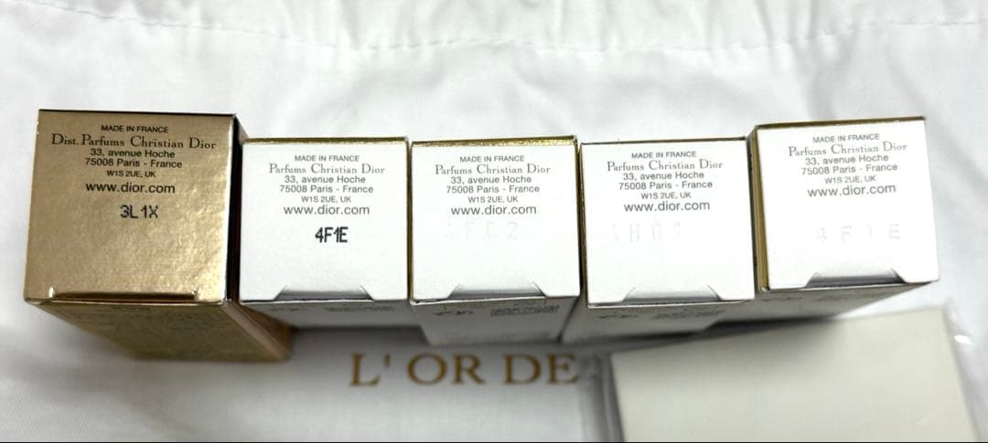 Diorディオール ロードヴィ 4点サンプルセット ポーチ セラミックチャーム付