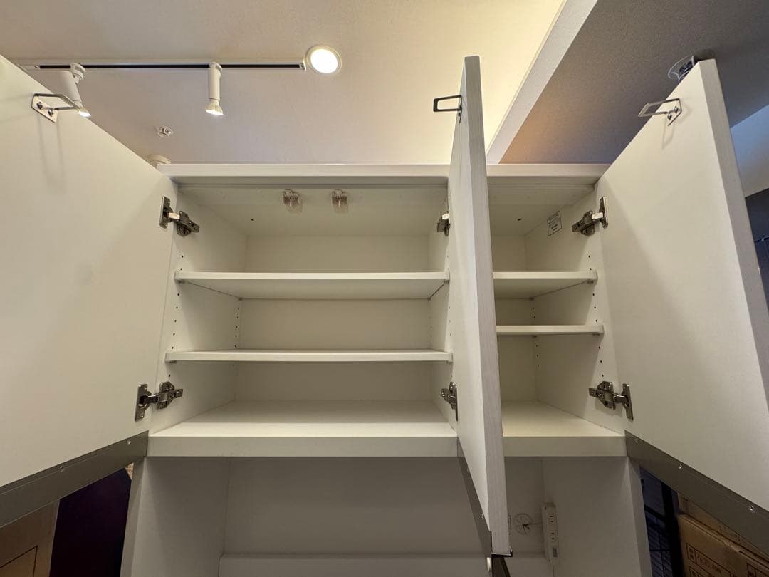 ニトリ 組合せキッチンボード ホワイト 幅101cm高さ202cm奥行43cm