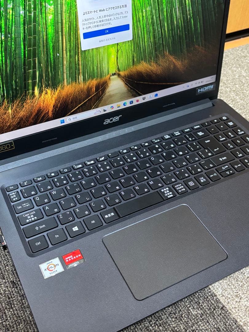 acer ノートPC 1920x1080 AMD Radeon