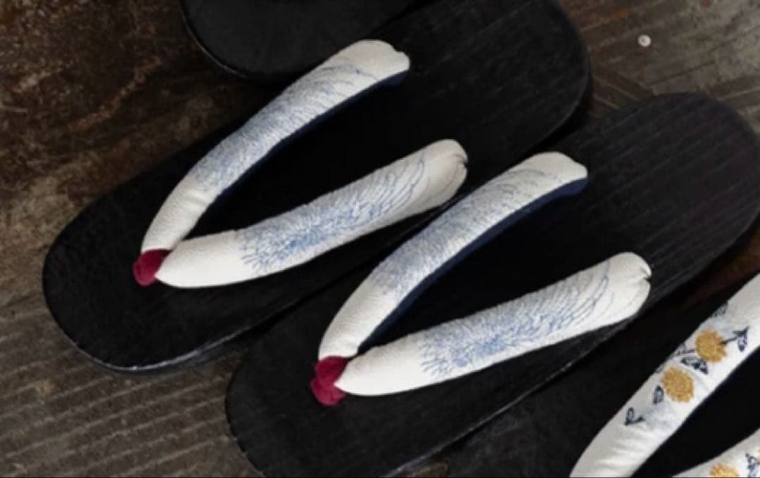 ゆかた館グレース　浴衣　腰紐2本　帯飾り　下駄　カバン　5点セット　※帯はなし