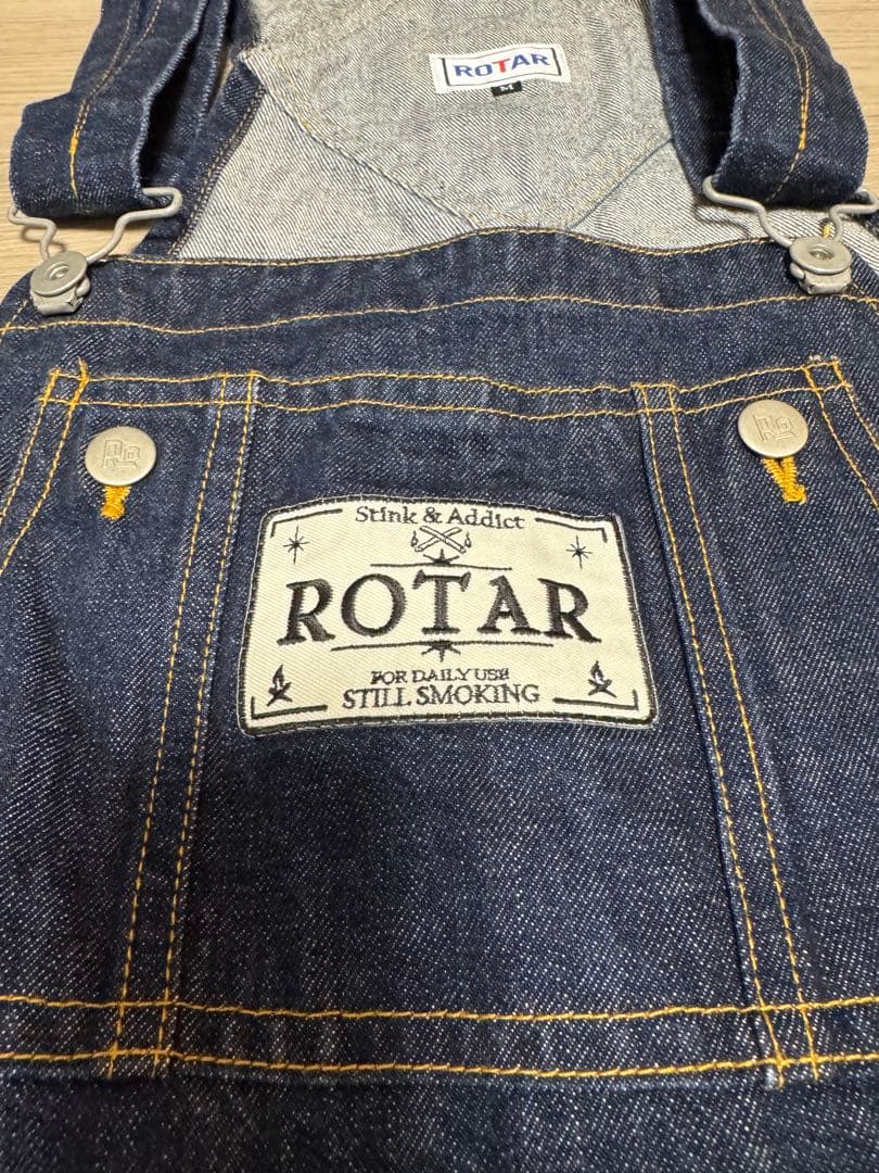 ROTAR デニム オーバーオール　ルードギャラリー　ローター　ワーク