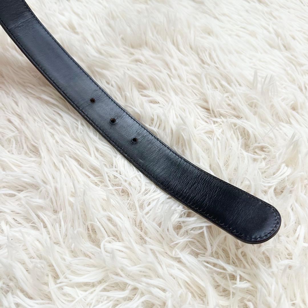 美品✨️GUCCI グッチ ベルト GG インターロッキング ターコイズブルー