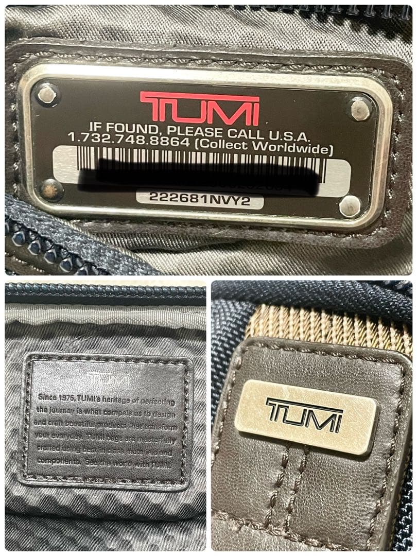 【極美品】TUMI トゥミ ALPHA BRAVO ノックス リュック ネイビー