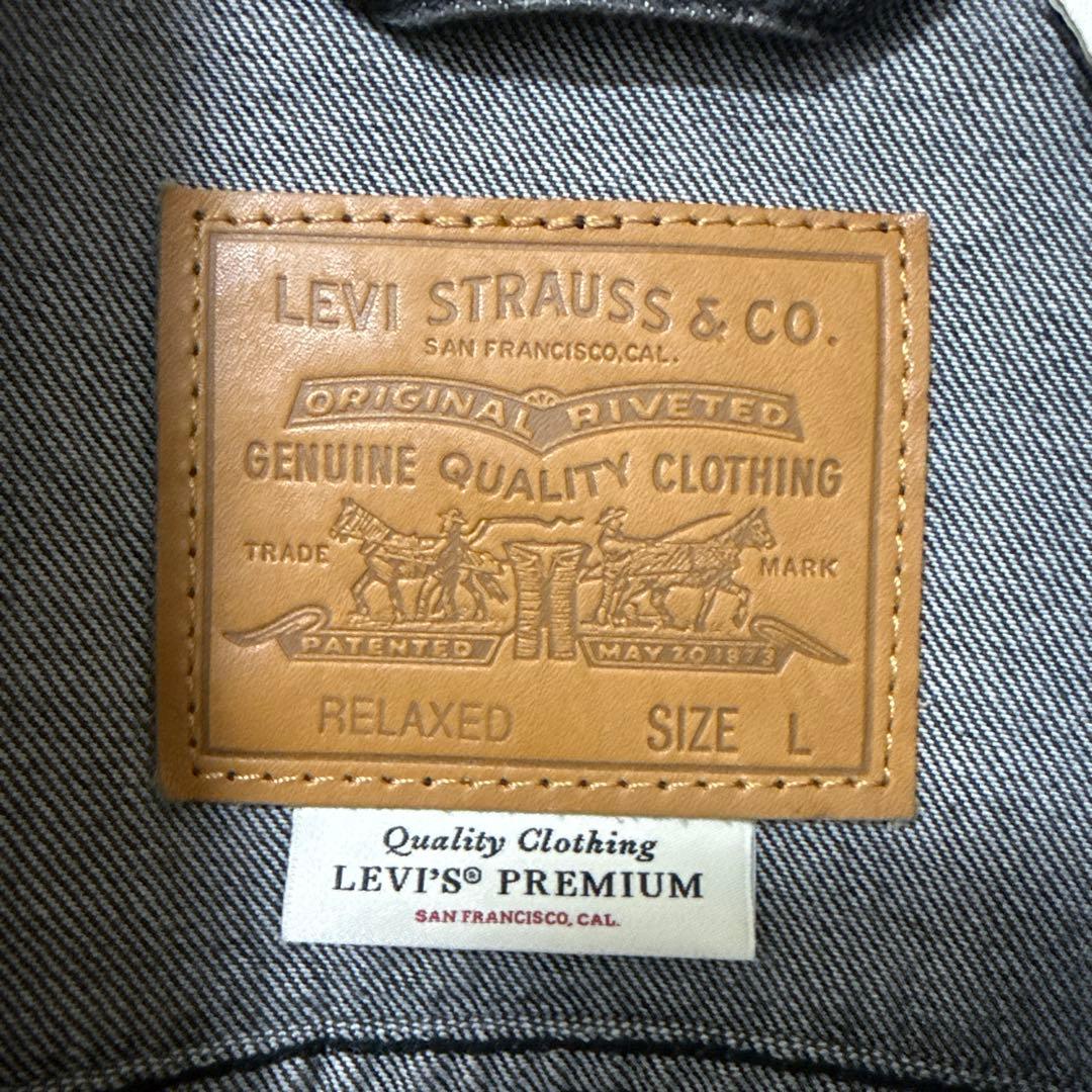 Levi’s TYPE I トラッカージャケット ブラックデニム Lサイズ 大戦