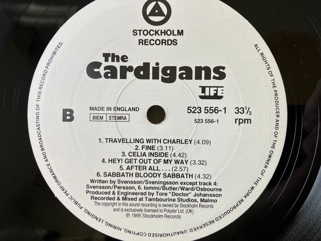 【LPレコード・EUオリジナル盤】The Cardigans – Life