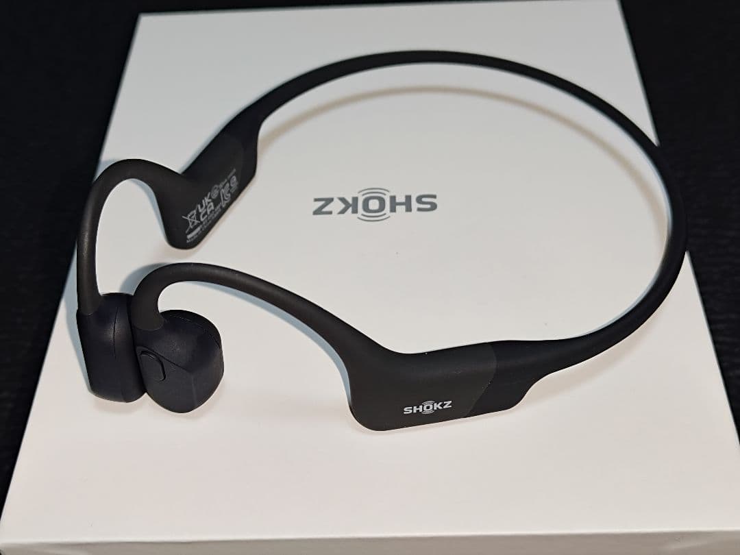 骨伝導イヤホン（SHOKZ、OPEN RUN）